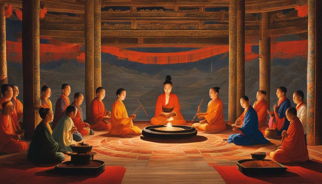 tambours dans le bouddhisme
