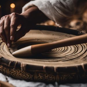 entretien du tambour chamanique